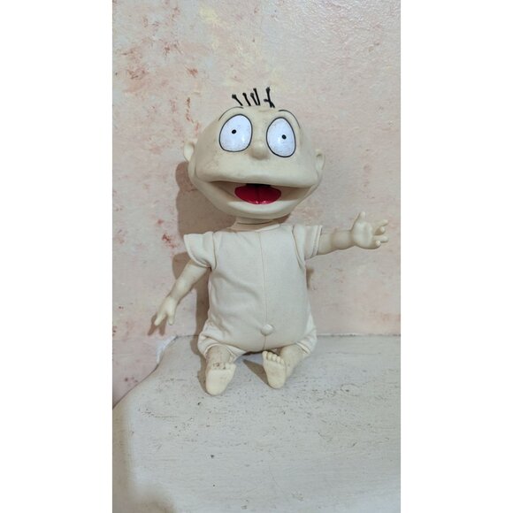 Vintage 1997 Mattel Tommy Pickles Rugrats Doll baby makes sound  11" - Picture 4 of 9